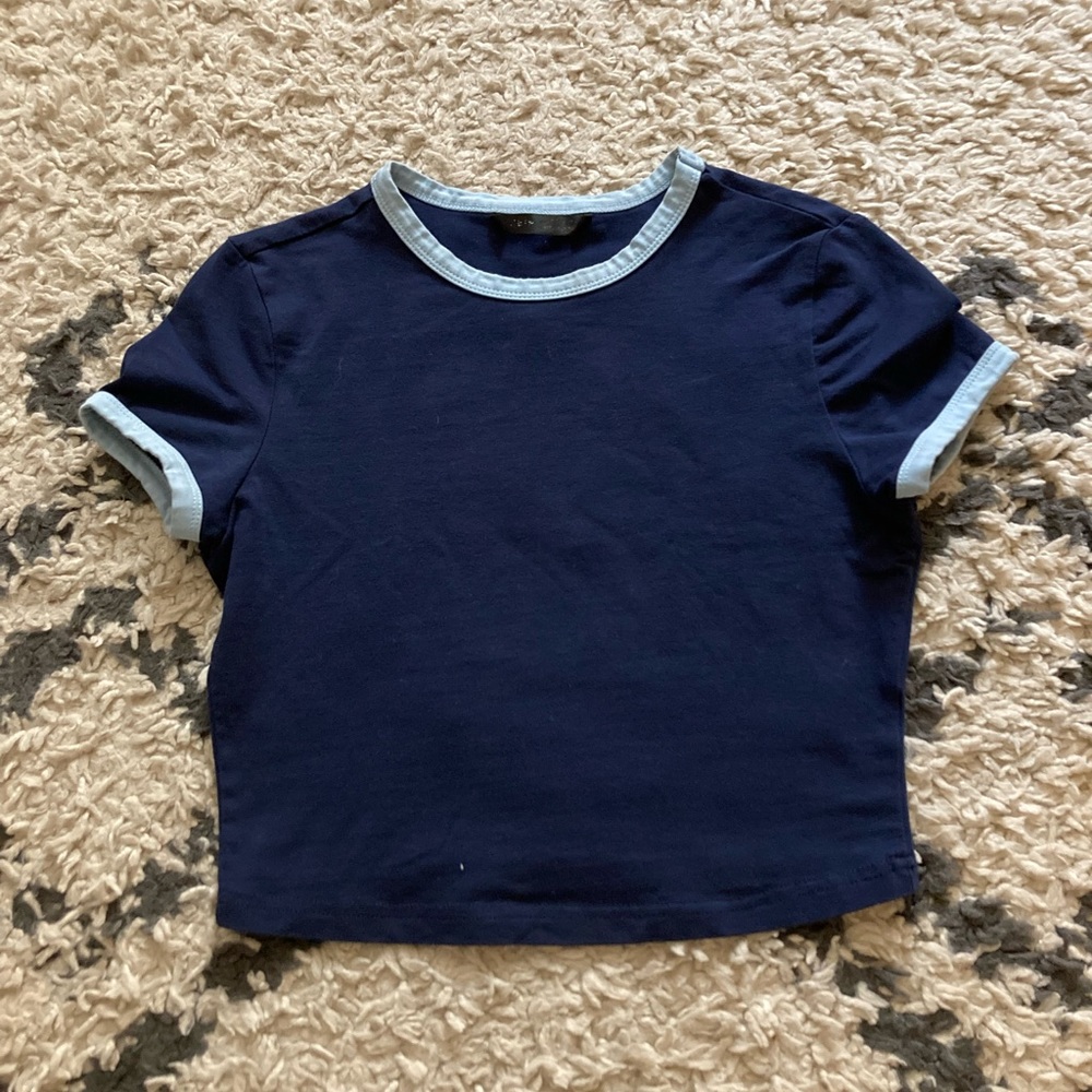 Dark Blue 90s Mini top